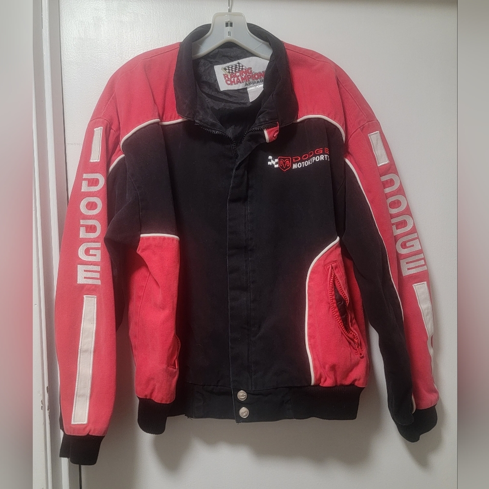 Vintage Nascar Dodge Zip up Jacket